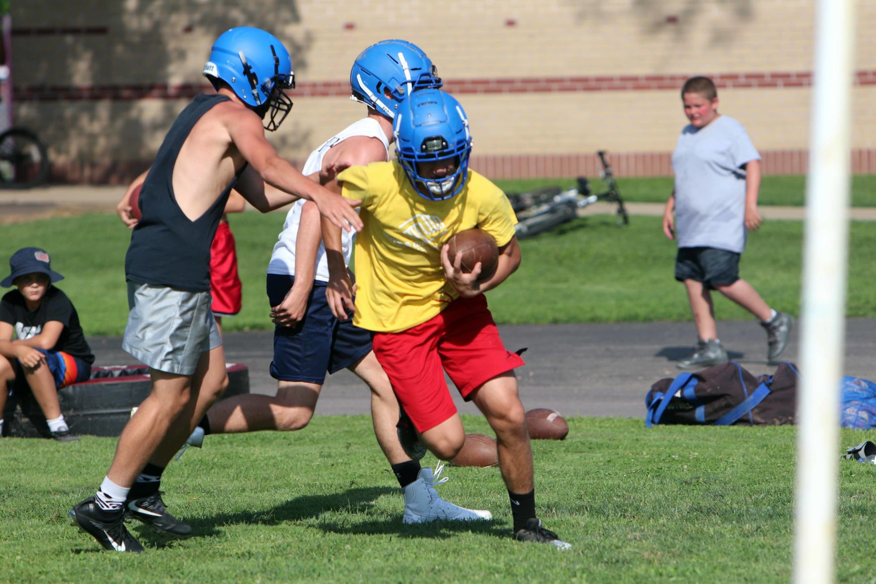 New Lisbon Football Practice